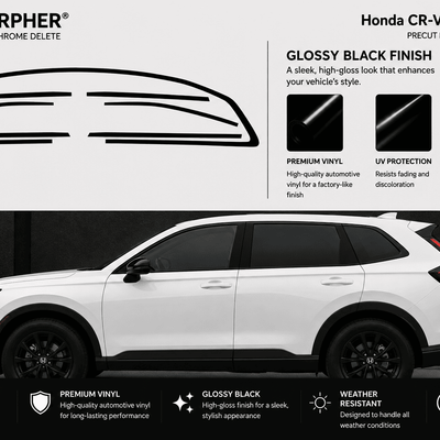 Honda CR-V (2023–2026) Precut Chrome Delete Kit