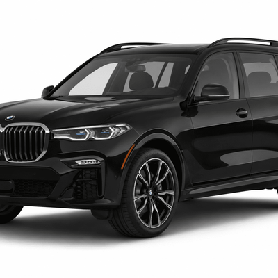 BMW X7 G07 Shadowline Glossy Black Window Trim Moldings - Stainless Steel