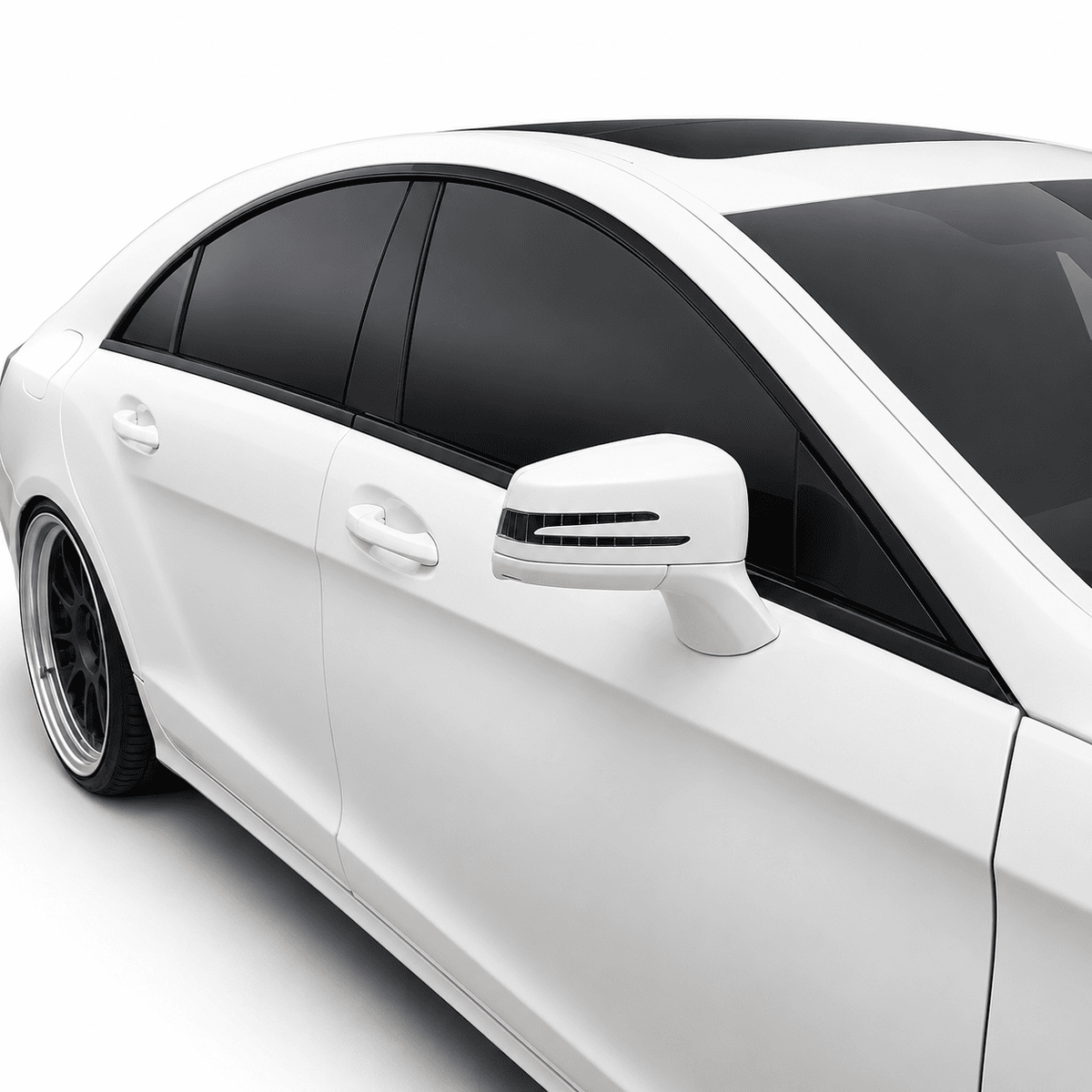 Mercedes-Benz CLS W218 Night Package Precut Chrome Delete Kit (2011–2017) - ChroMorpher