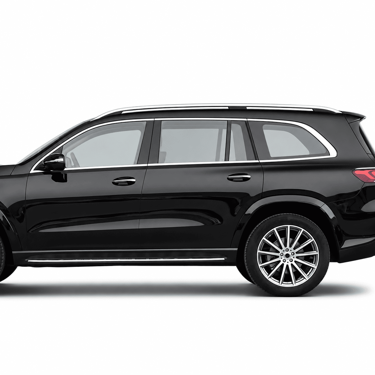 Mercedes-Benz GLS X167 (2020–2025) Stainless Steel Window Trim Moldings