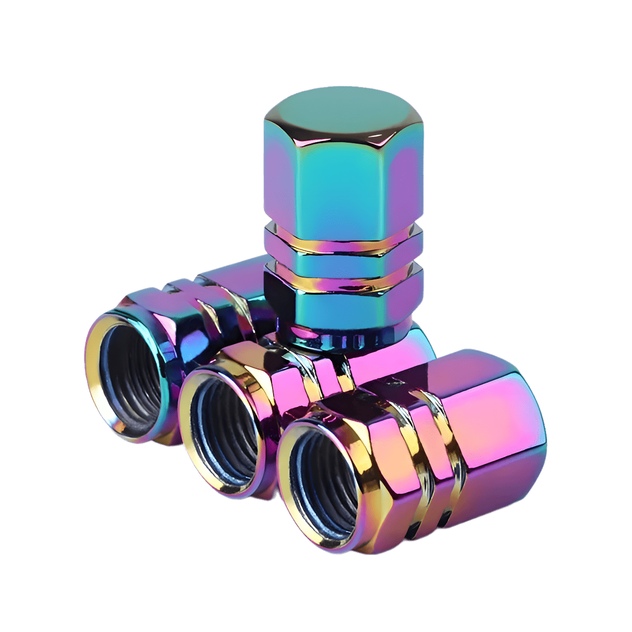 ChroMorpher HexGuard Valve Caps (4x) - ChroMorpher