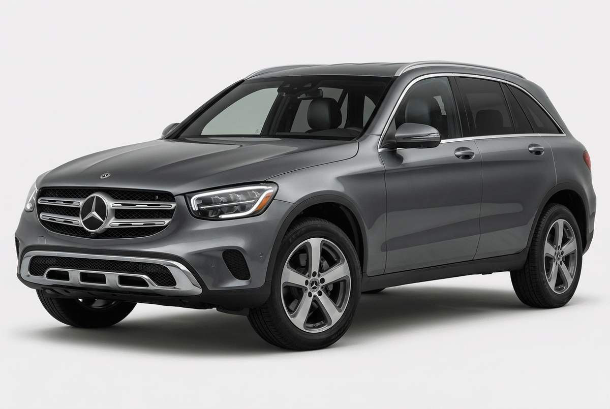 Mercedes-Benz GLC (2016–2022) shown from a front three-quarter angle on a light studio background.