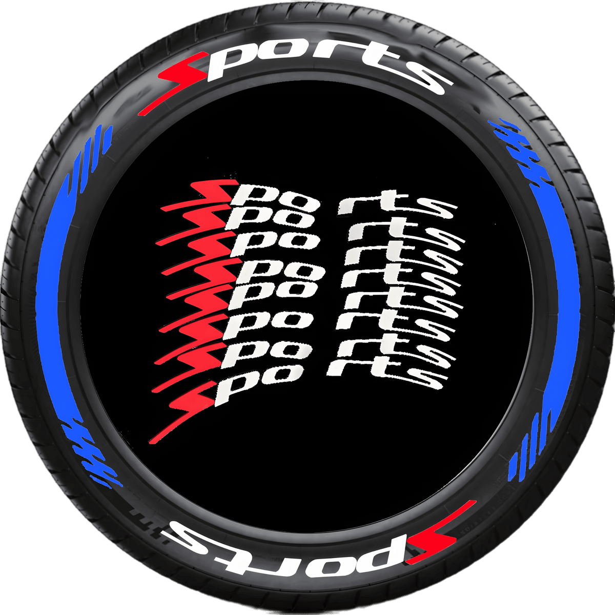 ChroMorpher Sports Tire Lettering (8x) - ChroMorpher
