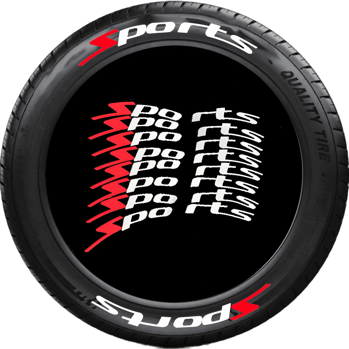 ChroMorpher Sports Tire Lettering (8x) - ChroMorpher