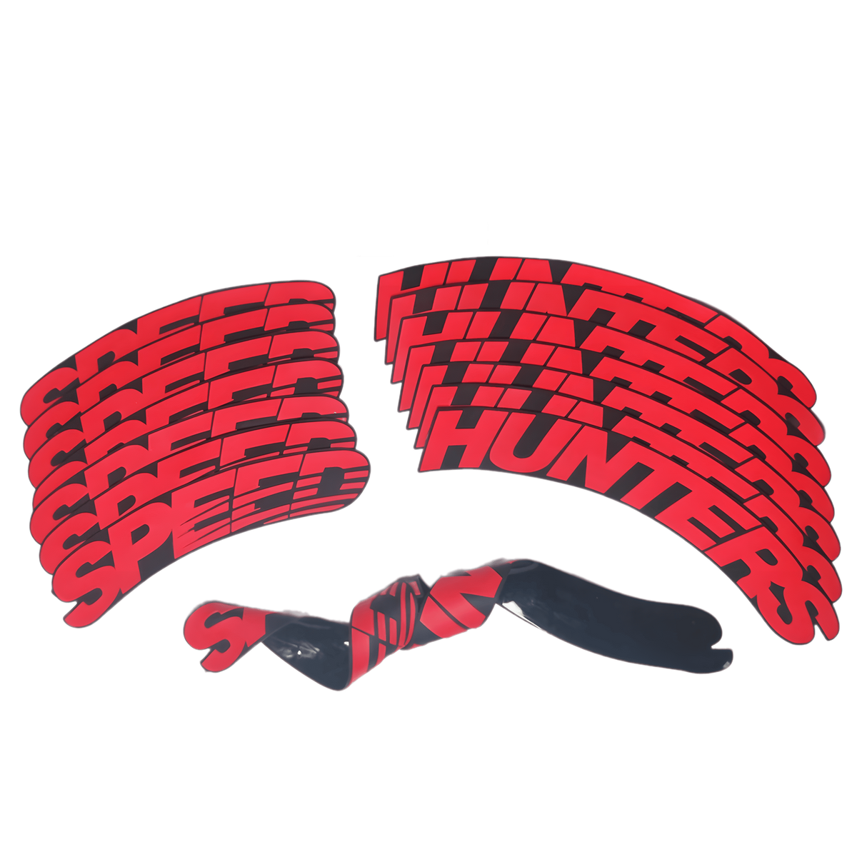 ChroMorpher SpeedHunters 3D Tire Lettering (4x) - ChroMorpher