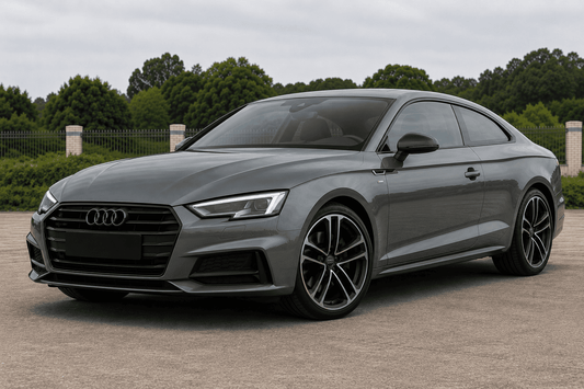 ChroMorpher Audi A5 Window Trim ABS Cover Kit - Gloss Black - ChroMorpher
