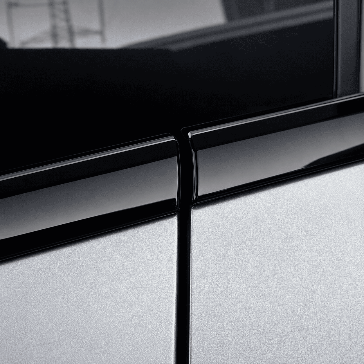 ChroMorpher Audi A5 Window Trim ABS Cover Kit - Gloss Black - ChroMorpher