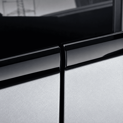 ChroMorpher Audi A5 Window Trim ABS Cover Kit - Gloss Black - ChroMorpher