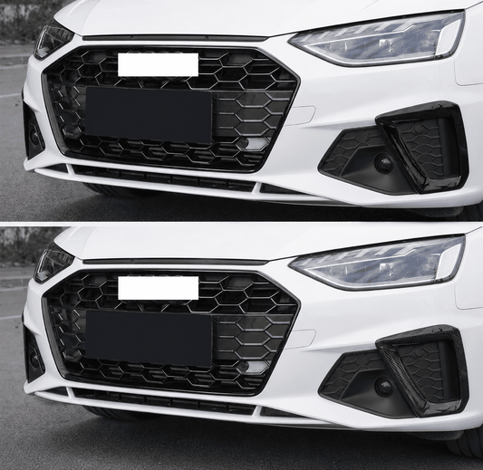 ChroMorpher Audi A4 B9 Front Grille Overlay Trim Cover (2020–2023) - ChroMorpher