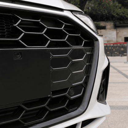 Audi A4 Black Optics B9.5 Front Grille Trim Cover (2020–2023)