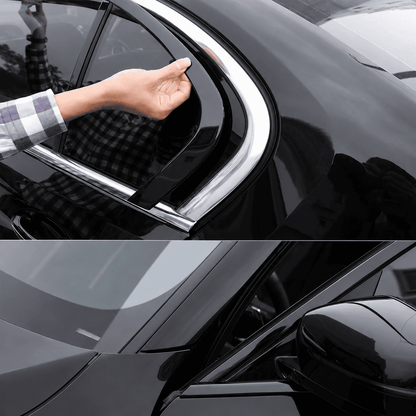 BMW E90 Shadowline Window Trim Cover Kit - Stainless Steel