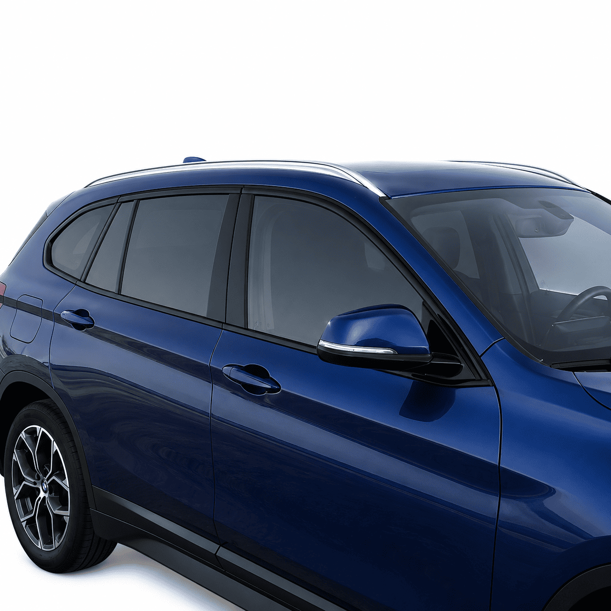 BMW X1 F48 (2016-2022) Glossy Black Precut Window Chrome Delete Kit