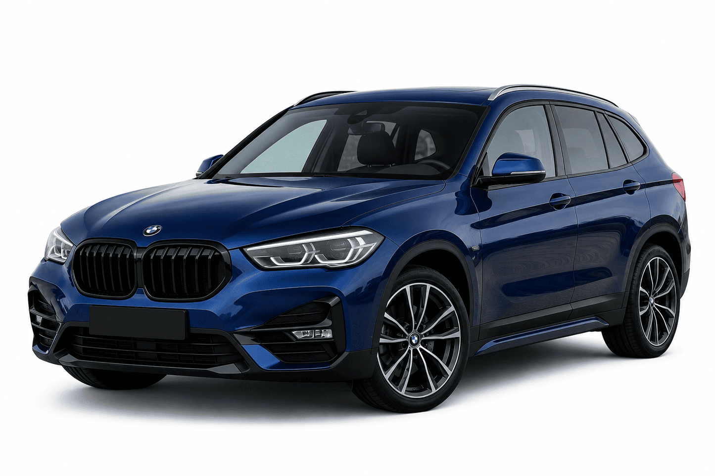 BMW X1 F48 (2016-2022) Glossy Black Precut Window Chrome Delete Kit