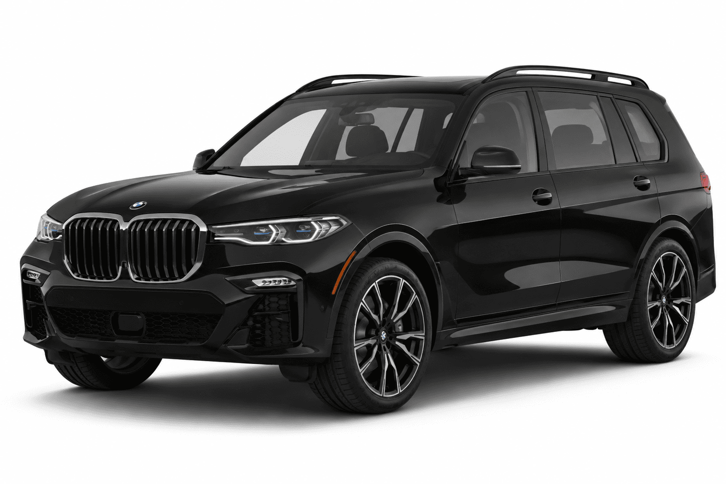 BMW X7 G07 Glossy Black Stainless Steel Window Trim Moldings