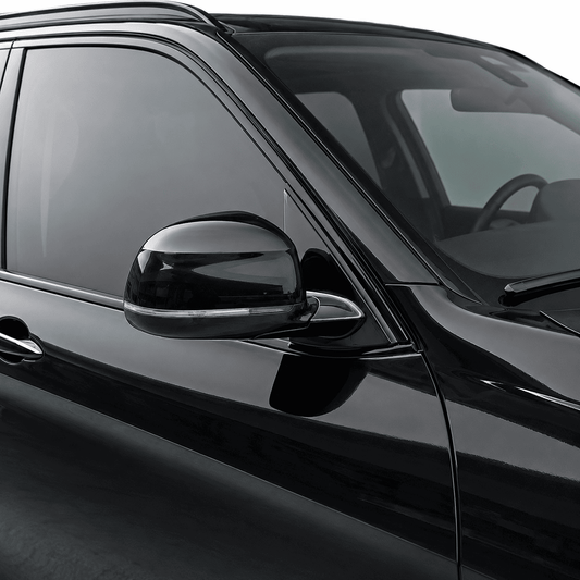 BMW X7 G07 Shadowline Glossy Black Window Trim Moldings - Stainless Steel