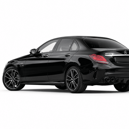 Mercedes-Benz C-Class W205 Sedan Precut Chrome Delete Vinyl Kit (2015–2021)