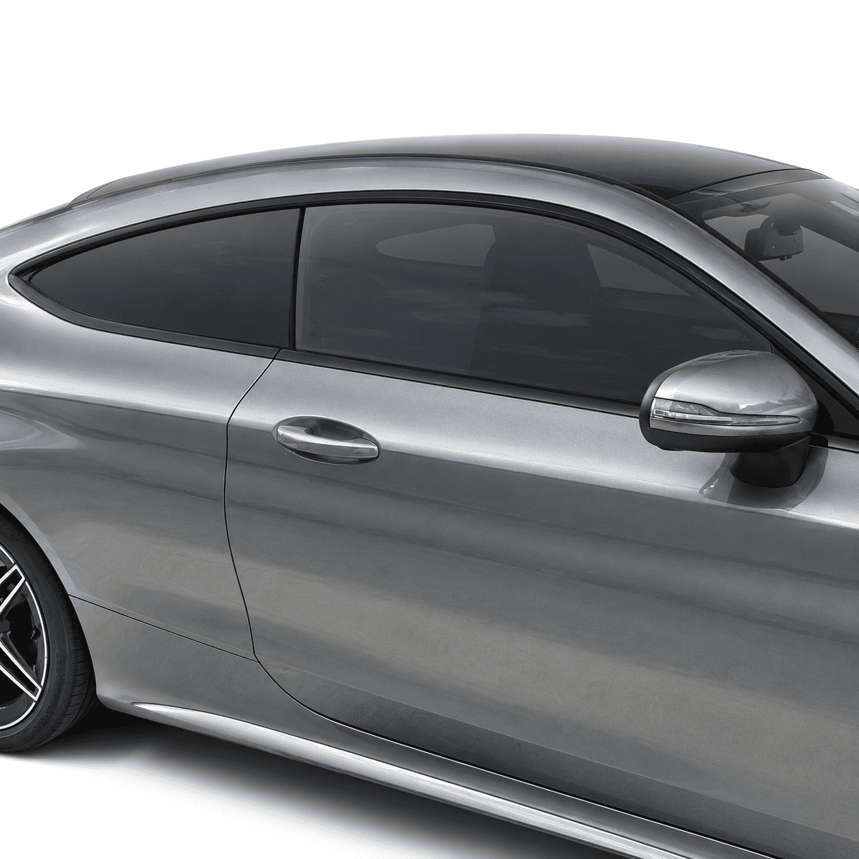 Mercedes-Benz C-Class C205 Coupe (2015-2023) Precut Chrome Delete Kit