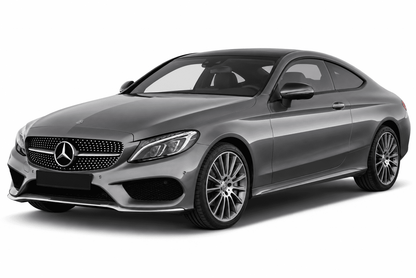 Mercedes-Benz C-Class C205 Coupe (2015-2023) Precut Chrome Delete Kit