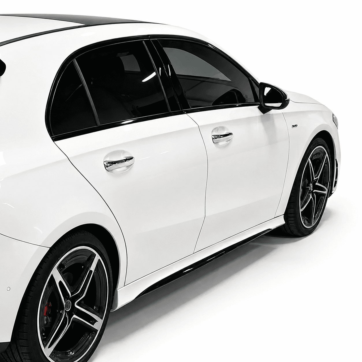 Mercedes-Benz A-Class W177 Hatchback Precut Window Chrome Delete Kit (2019-2024)