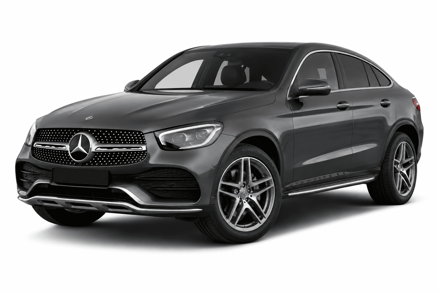 Mercedes-Benz GLC Coupe C253 Stainless Steel Window Trim Moldings (2017-2021)