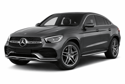 Mercedes-Benz GLC Coupe C253 Stainless Steel Window Trim Moldings (2017-2021)