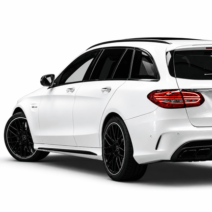 Mercedes-Benz C-Class Wagon S205 (2015-2021) Black Glossy Window Trim Molding