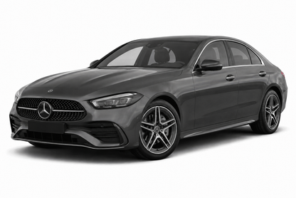 Mercedes-Benz C-Class (2017–2021) Titanium Black Window Trim Moldings