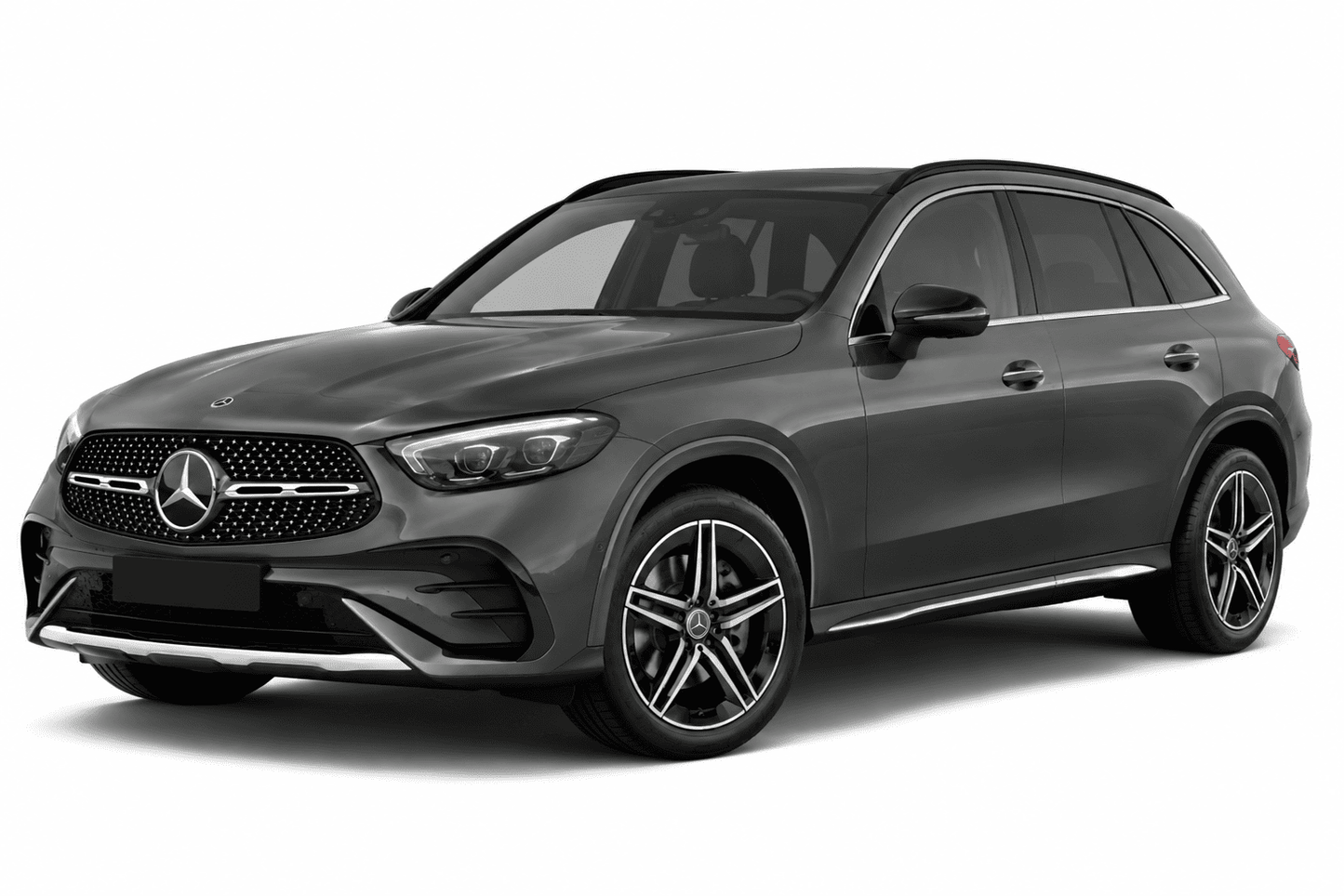 Mercedes-Benz GLC X253/X254 Night Package Window Trim Moldings (2015-2025) - Stainless Steel
