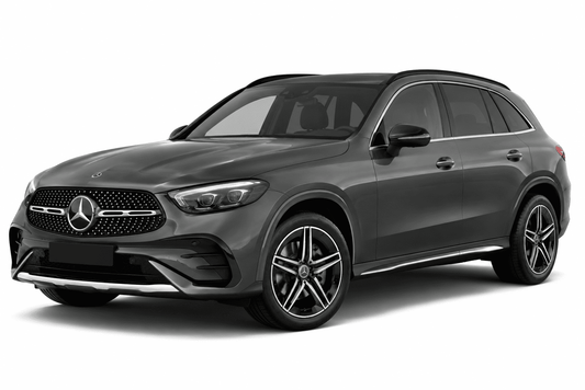 Mercedes-Benz GLC X253/X254 Night Package Window Trim Moldings (2015-2025) - Stainless Steel