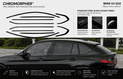 BMW X4 G02 2019–2025 Chrome Delete Kits