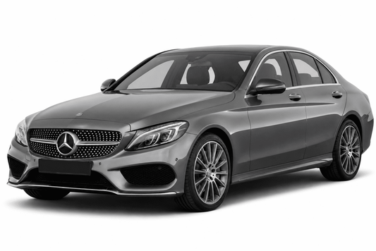 Mercedes-Benz C-Class W205 Sedan Precut Chrome Delete Vinyl Kit (2015–2021)