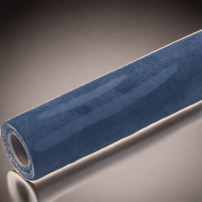 ChroMorpher Suede Touch Interior Vinyl roll in navy blue, adding a soft and refined texture to car interiors.