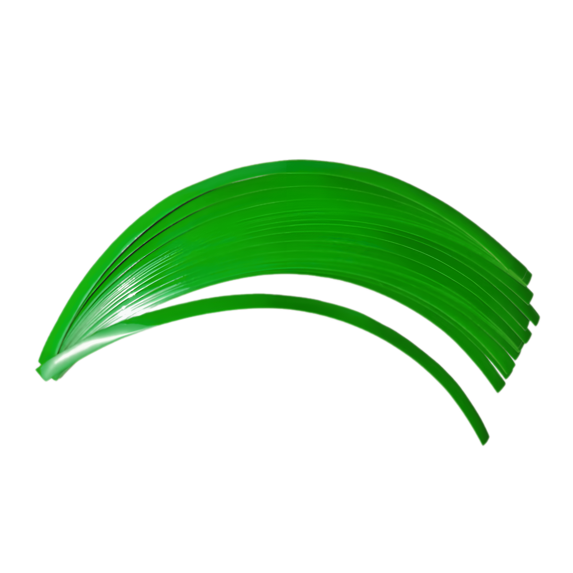  A set of green ChroMorpher Reflective Rim Stripe Decals designed to enhance wheel aesthetics and improve visibility. These curved, high-quality vinyl strips provide a sleek racing-inspired look while offering added nighttime safety.