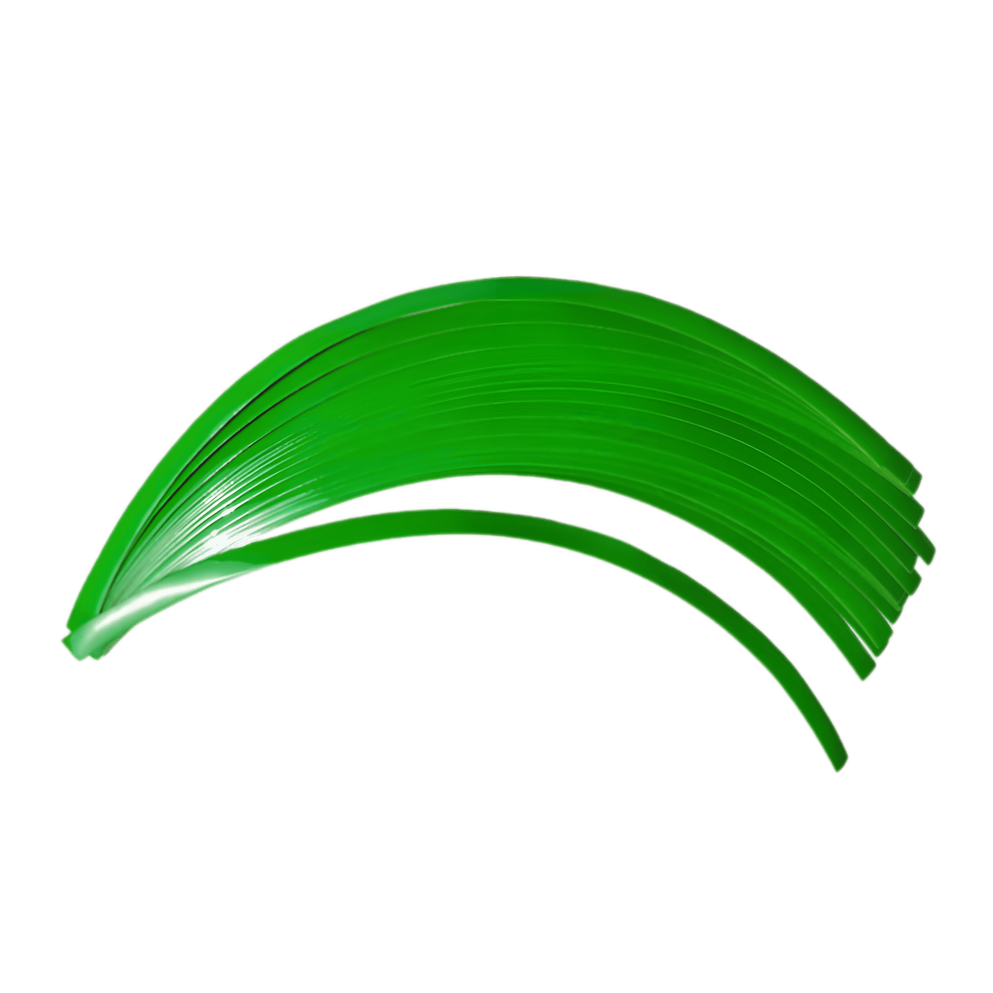  A set of green ChroMorpher Reflective Rim Stripe Decals designed to enhance wheel aesthetics and improve visibility. These curved, high-quality vinyl strips provide a sleek racing-inspired look while offering added nighttime safety.