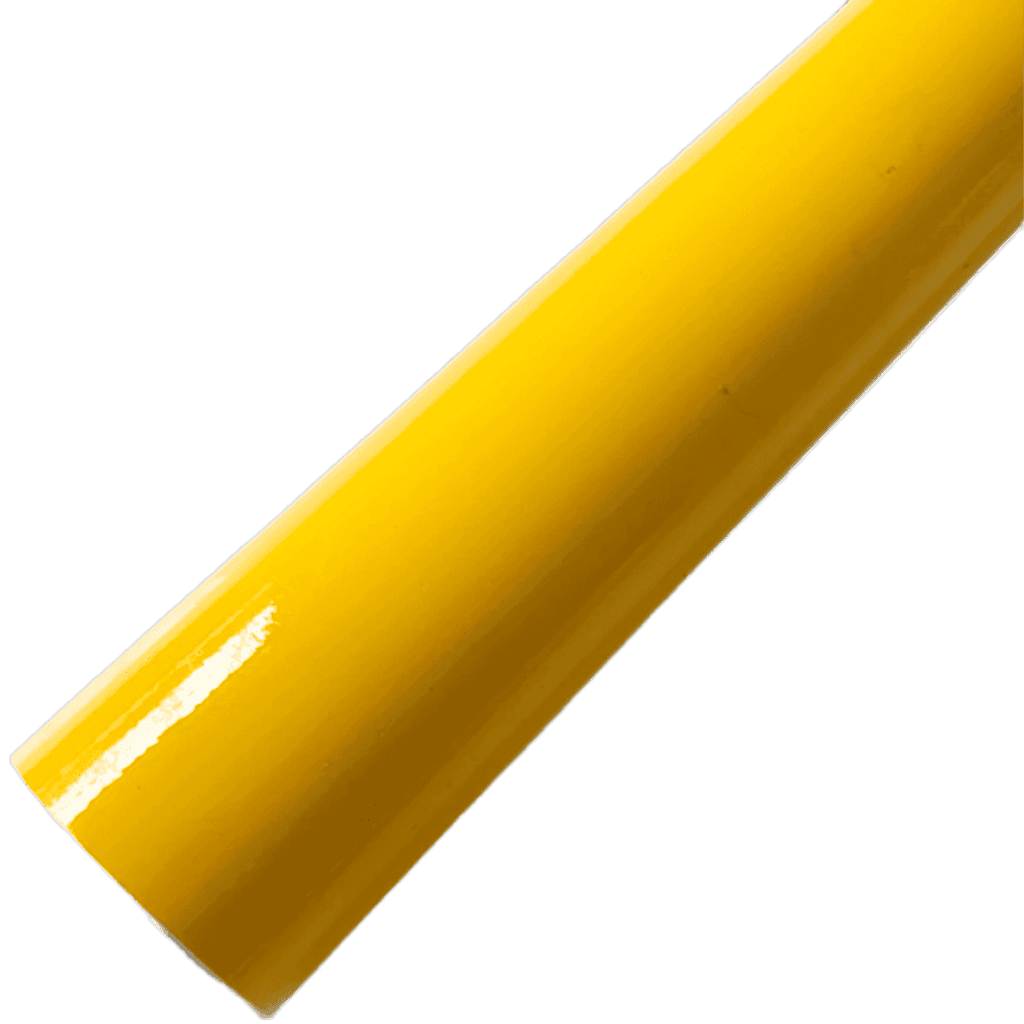 A bright roll of ChroMorpher Yellow Gloss Vinyl featuring a vivid, glossy yellow finish, ideal for creating a bold and cheerful touch on various surfaces.