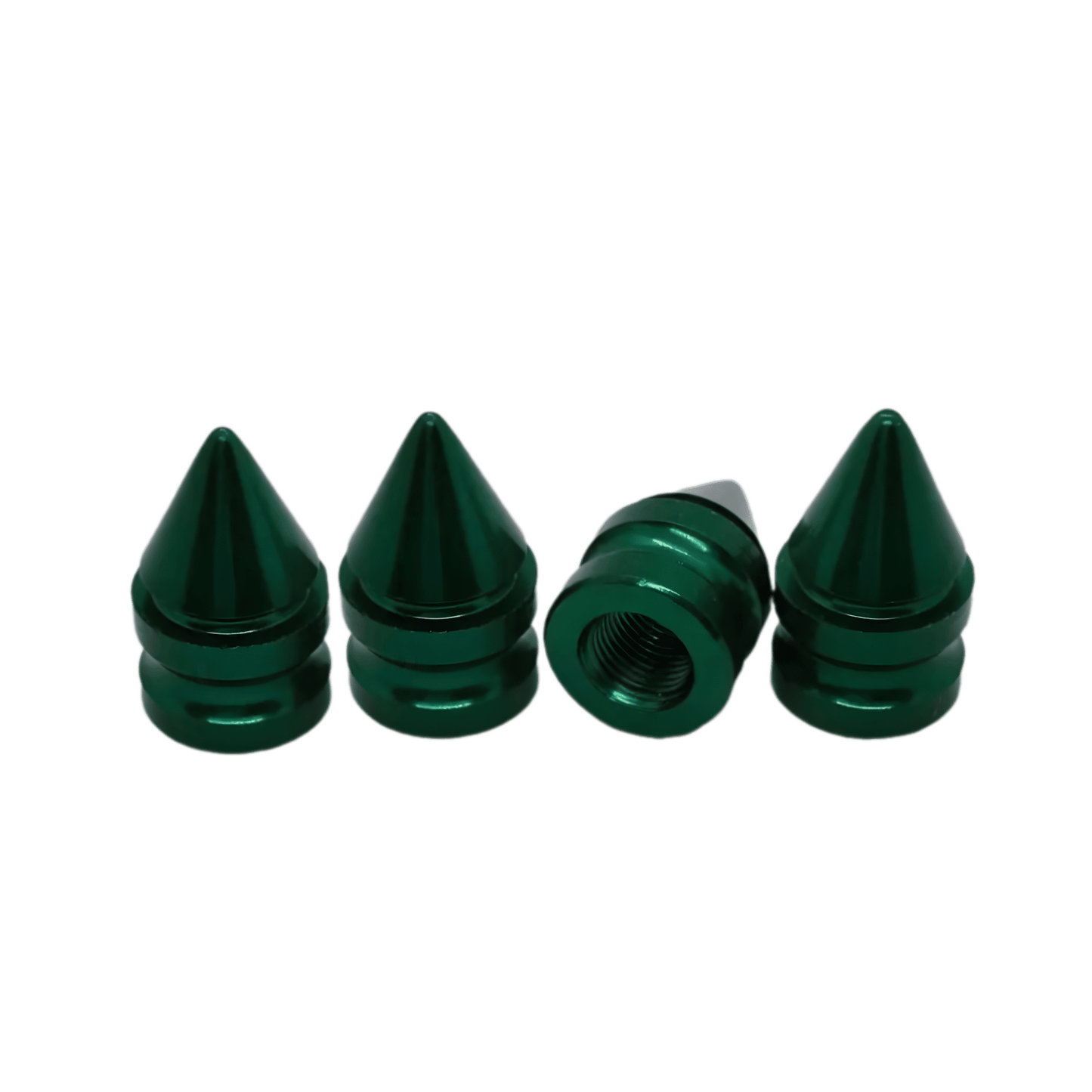 ChroMorpher Spiked Aluminum Valve Caps (4x) - ChroMorpher