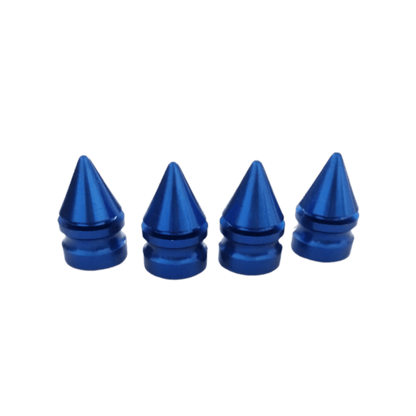 ChroMorpher Spiked Aluminum Valve Caps (4x) - ChroMorpher