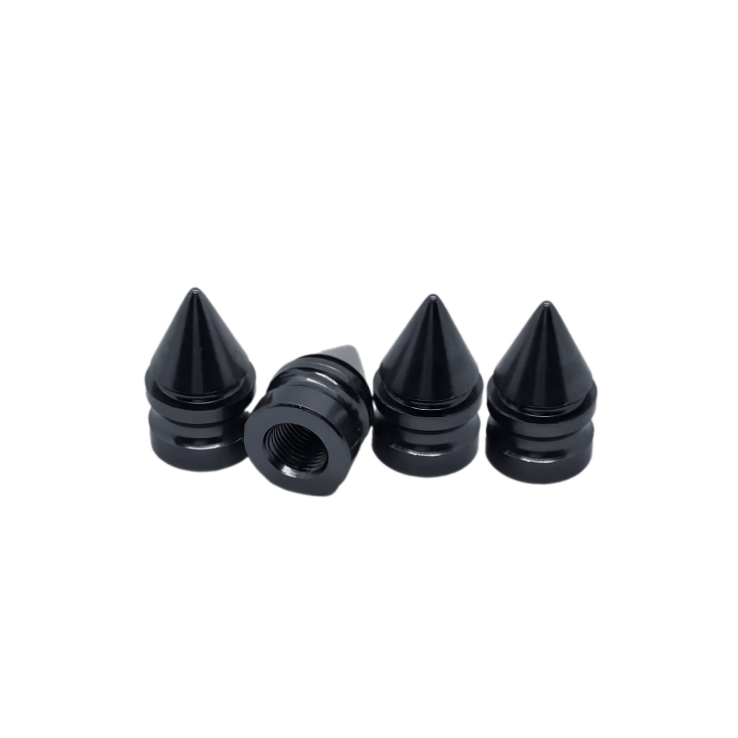 ChroMorpher Spiked Aluminum Valve Caps (4x) - ChroMorpher