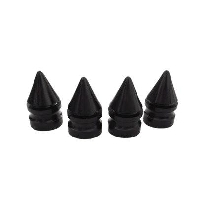ChroMorpher Spiked Aluminum Valve Caps (4x) - ChroMorpher