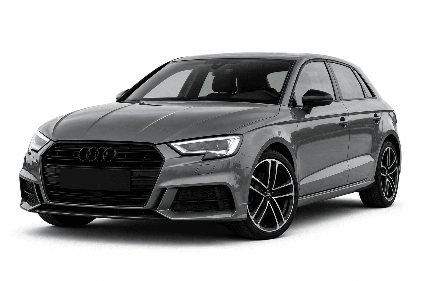 Audi A3 Hatchback Black Optics Window Trim Cover Kit (2013–2020) – Stainless Steel