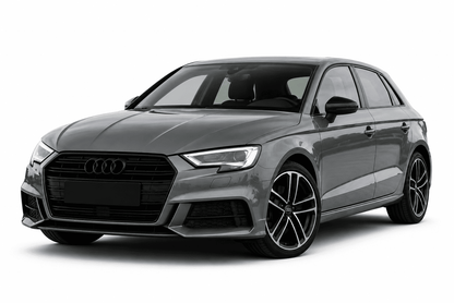 Audi A3 Hatchback Black Optics Window Trim Cover Kit (2013–2020) – Stainless Steel