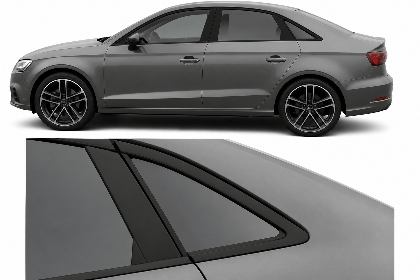 ChroMorpher Audi A3/S3 8V Window Trim Chrome Delete Kit (2013–2020) - ChroMorpher