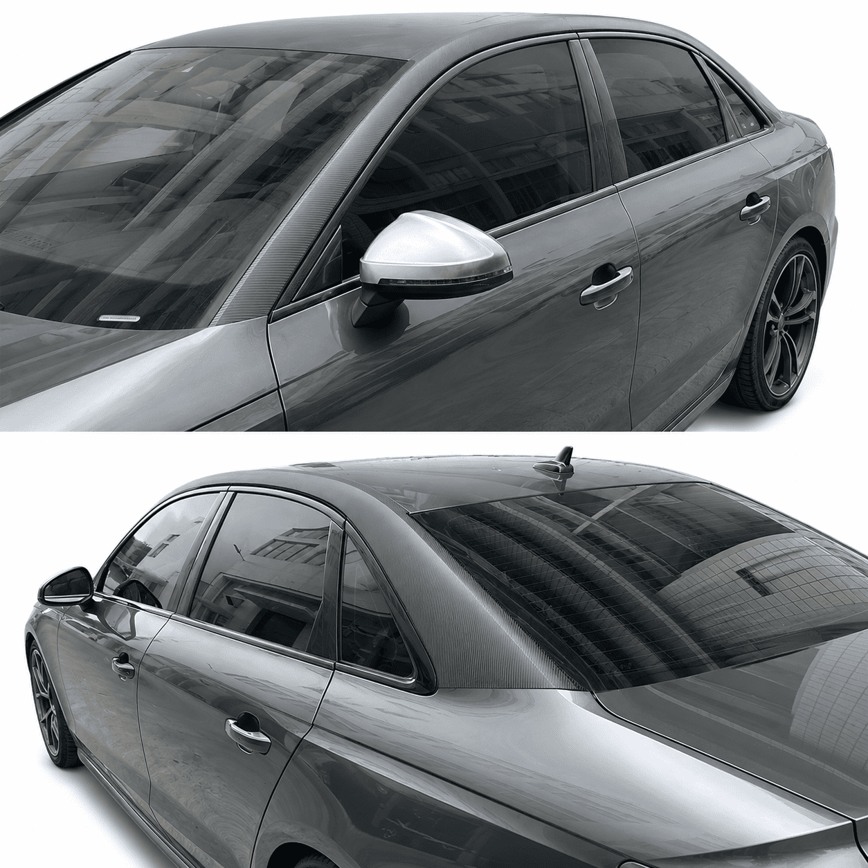 ChroMorpher Audi A4/S4 B9 Precut Chrome Delete Kit (2017–2025) - ChroMorpher