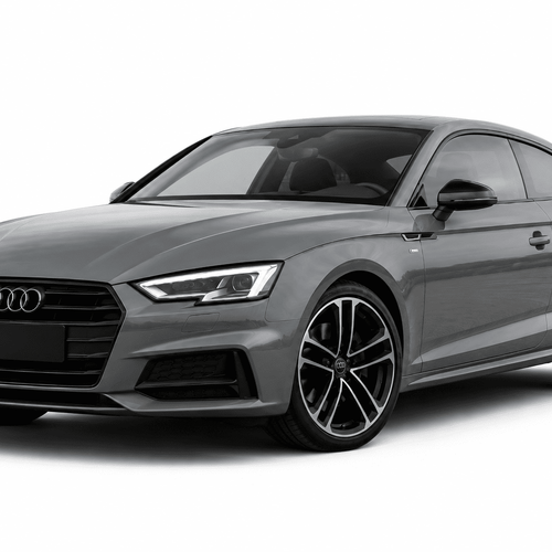 Audi A5 Black Optics Window Trim Cover Kit - Stainless Steel