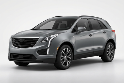 Cadillac XT5 (2017–2026) shown from a front three-quarter angle on a light studio background.