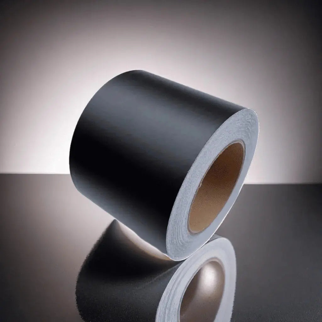 Matte Large ChroMorpher Chrome Delete Roll with a sleek, non-reflective finish, perfect for achieving a subtle, unified look on automotive surfaces