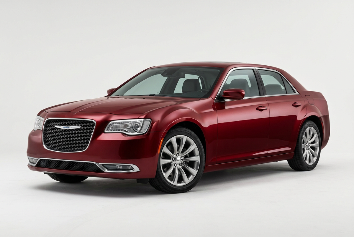 Chrysler 300 (2015–2023) shown from a front three-quarter angle on a light studio background.