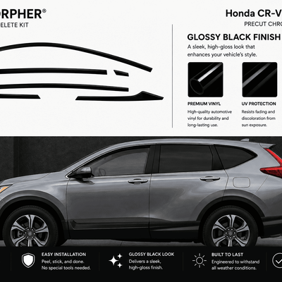 Honda CR-V (2017–2022) Precut Chrome Delete Kit - alternate view