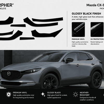 Mazda CX-30 (2020–2026) Precut Chrome Delete Kit - alternate view