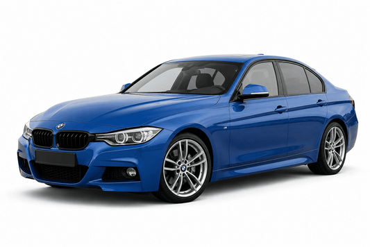 BMW F30 Glossy Black Precut Vinyl Chrome Delete Kit (2013–2019 Sedan)